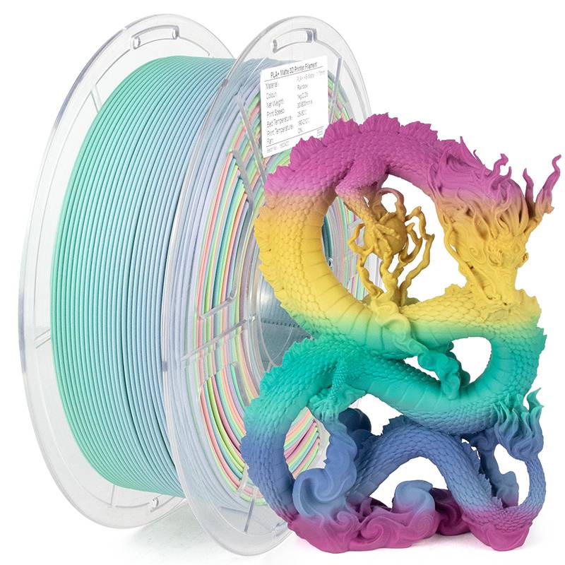 High Speed PLA+ Matte Rainbow Filament – iSANMATE