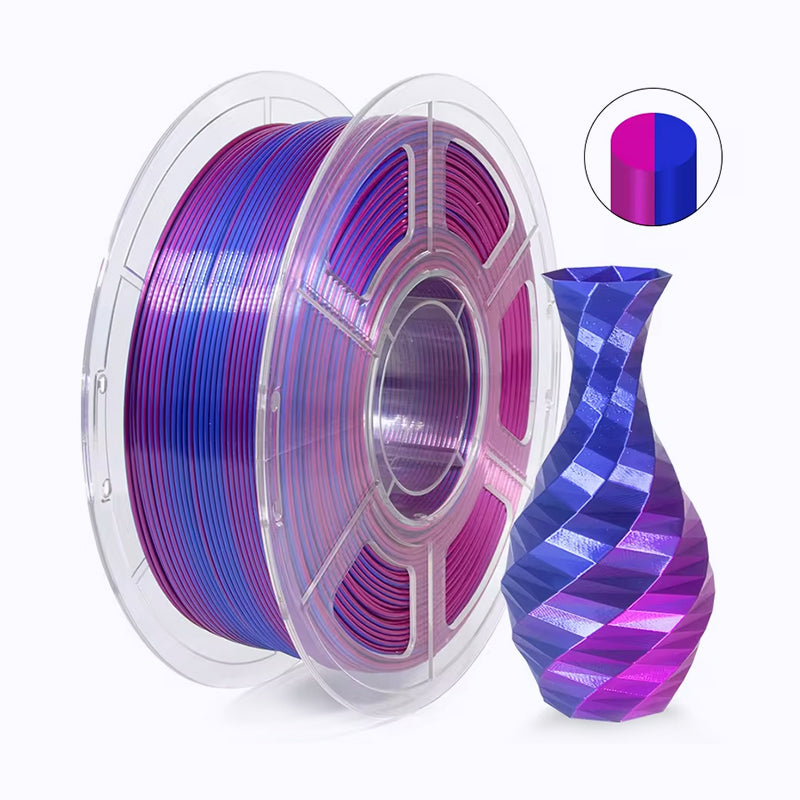 Fade Color Filiment PLA Silk Dual Color Filament – iSANMATE