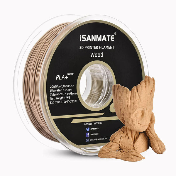 PLA+ Wood Rainbow Printing Filament